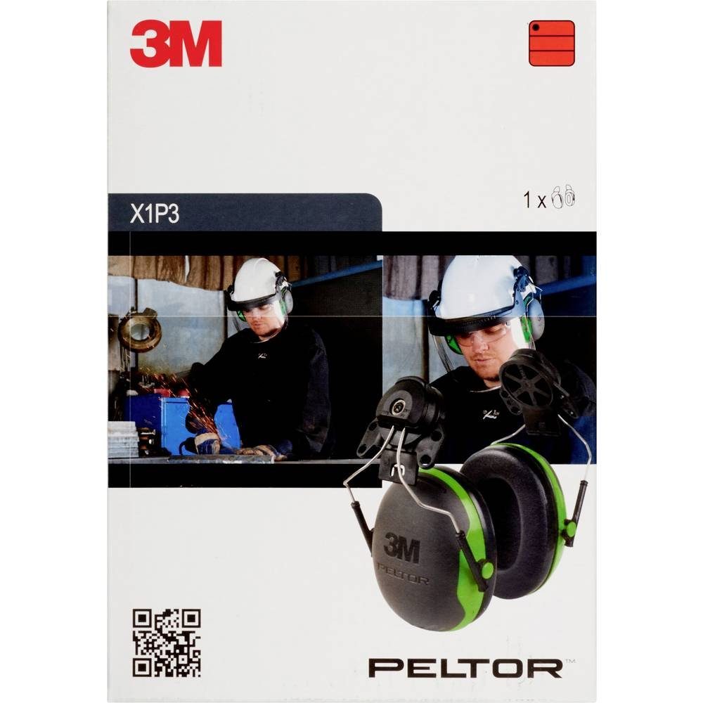 3M Kapselgehörschutz 3M™ Helmkapsel X1P5E, mit Helmbefestigung