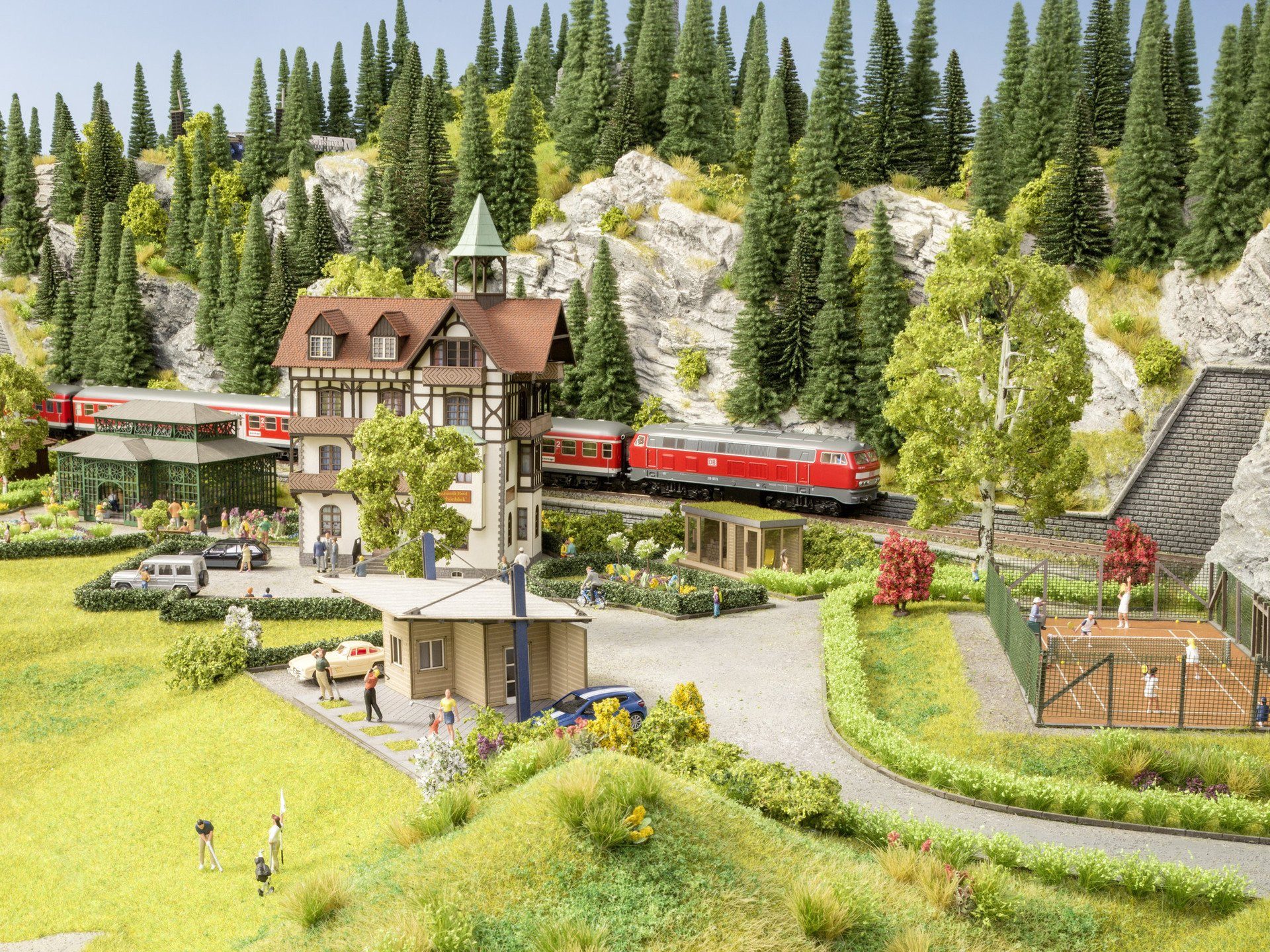 Noch Figuren Set NOCH Figuren-Set „Jäger, Handkoloriert Für Spur G Modellbau Modelleisenbahn Adventskalender