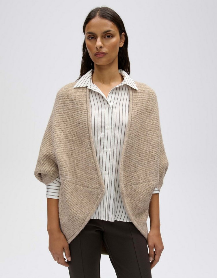 OPUS Cape Amaryllis soft aus weichem Strick Ovale Silhouette mit weichem Griff für entspanntes Layering