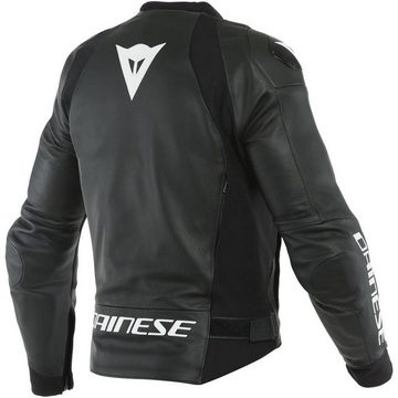 Dainese Motorradjacke Dainese Sport Pro Lederjacke schwarz / weiss