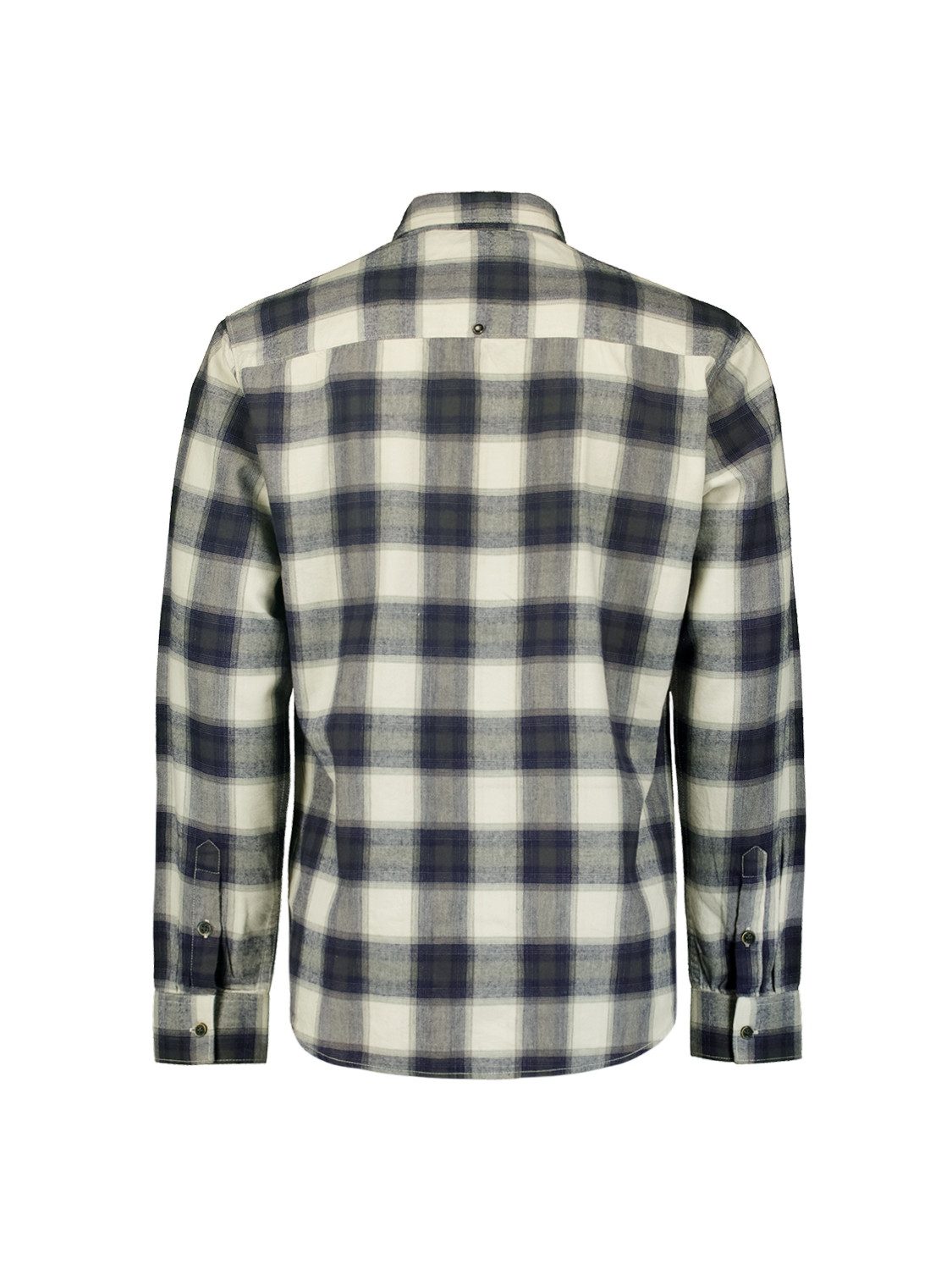 NO EXCESS Rundhalspullover Shirt Check