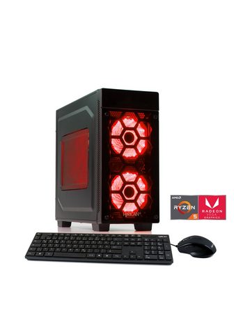 HYRICAN Игровой PC Ryzen 5 2400G 8GB SSD + HDD...