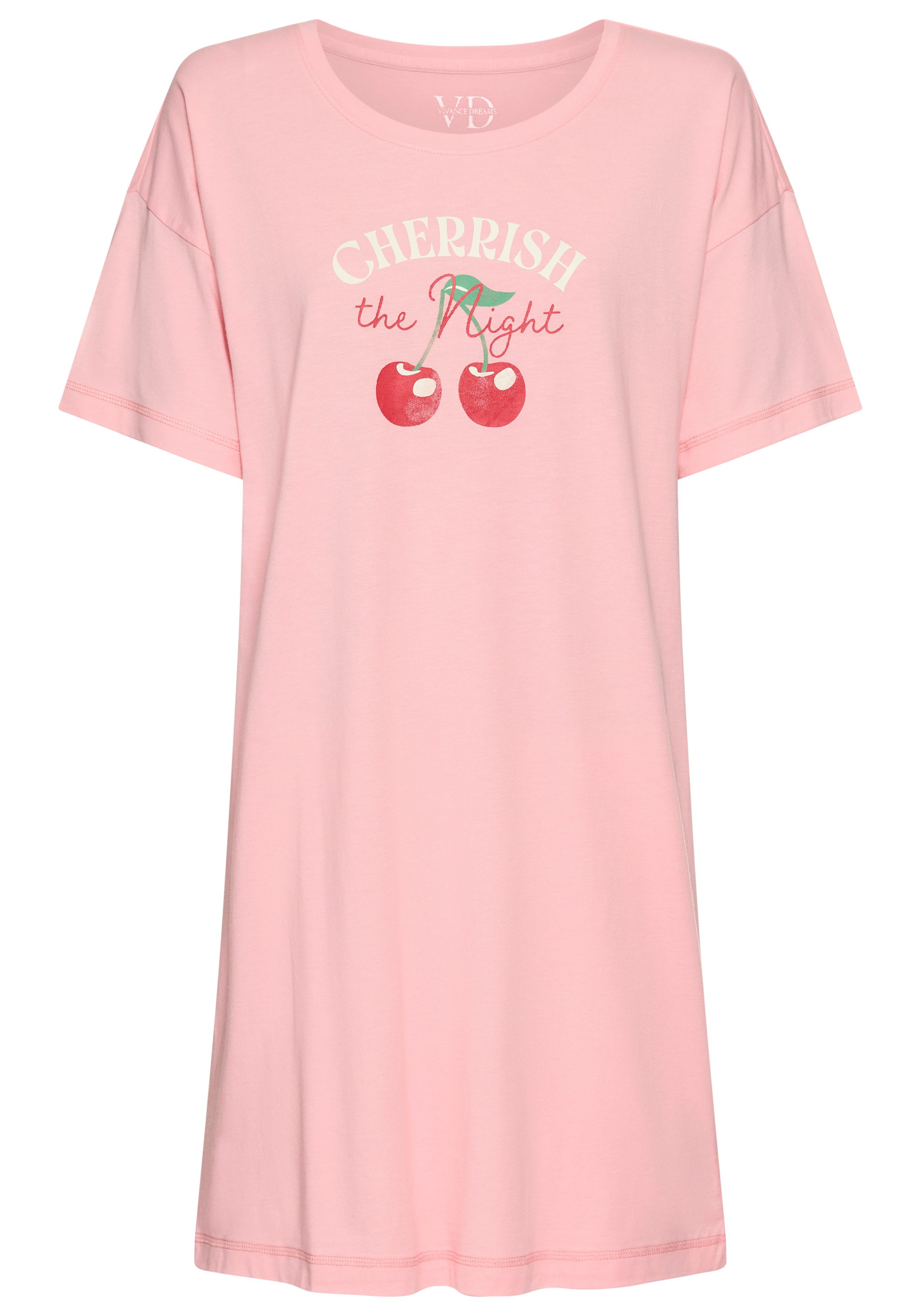 Vivance Dreams by Lascana Sleepshirt mit süßem Früchtedruck