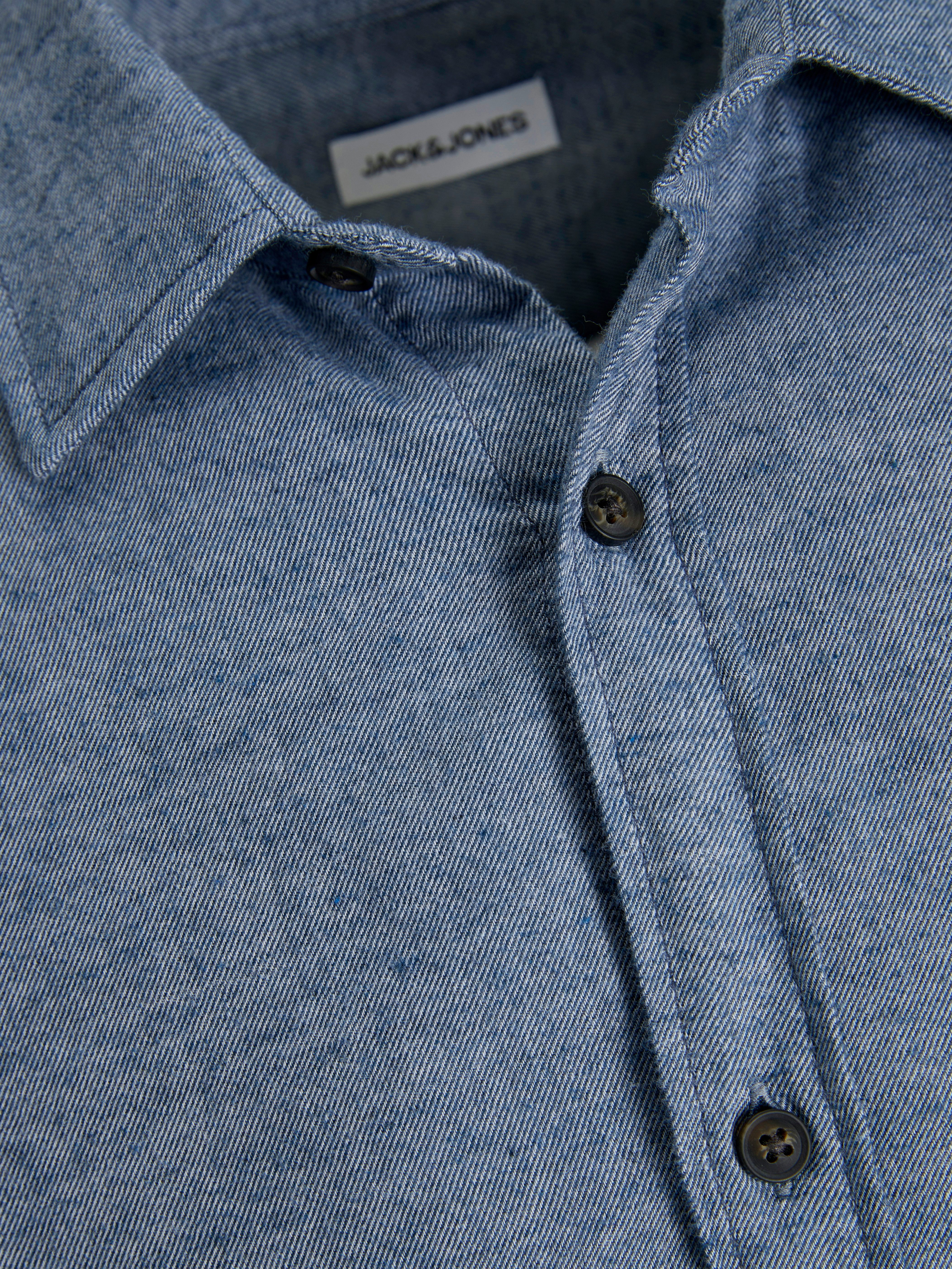 Jack & Jones Langarmhemd JJECLASSIC MELANGE SHIRT L/S NOOS