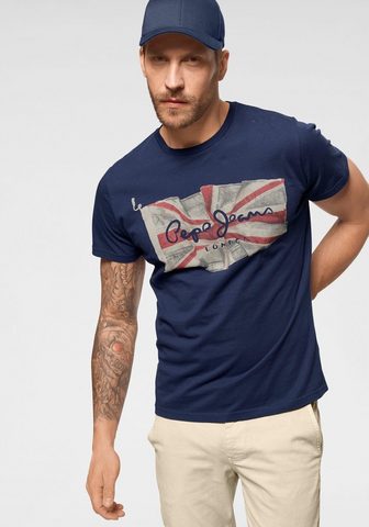 PEPE JEANS Pepe джинсы футболка »FLAG LOGO&...