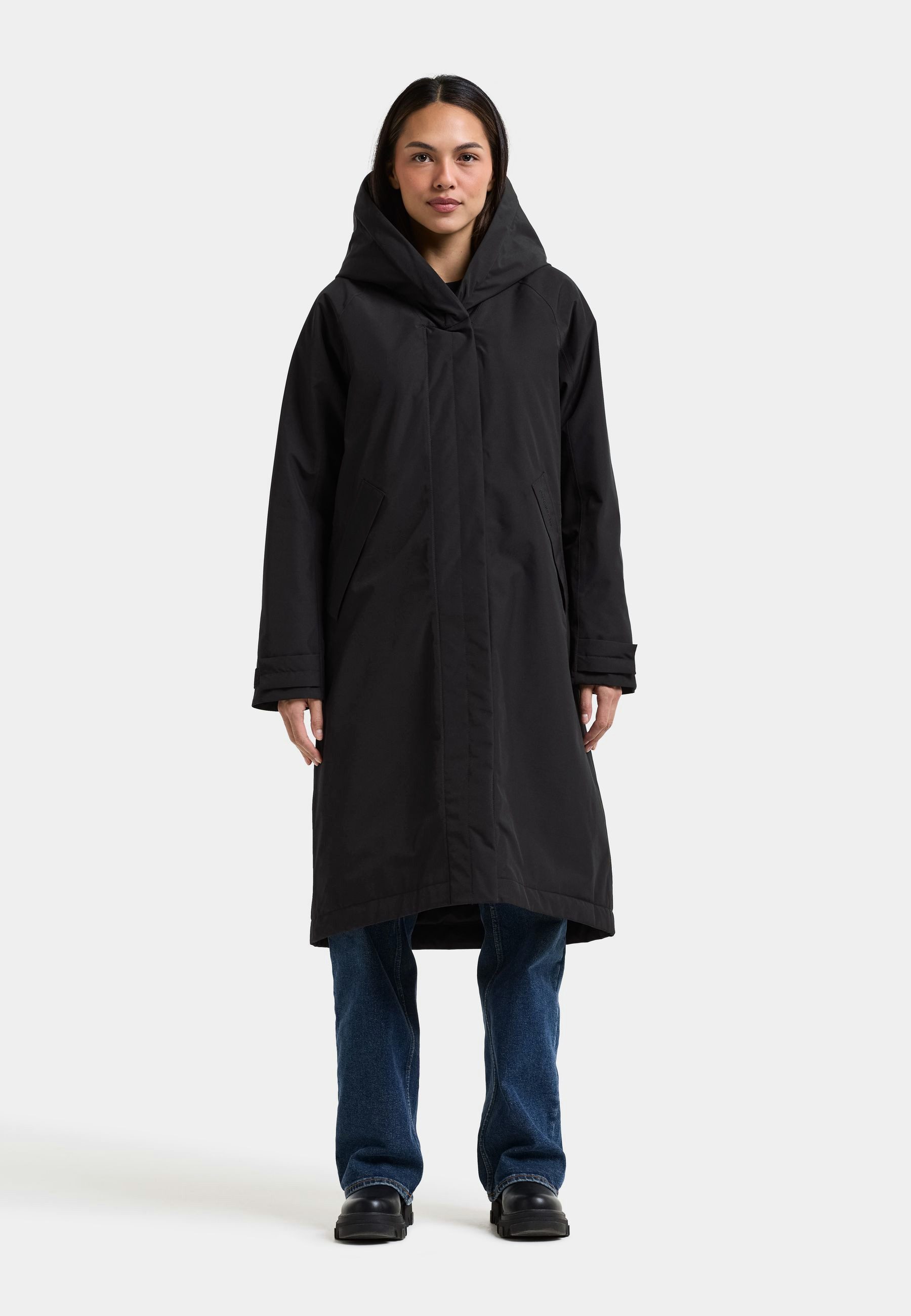 Didriksons Winterjacke Damen Wintermantel Wasserdicht NOELIA mit Kapuze mit Taschen – Bild 2 von 5