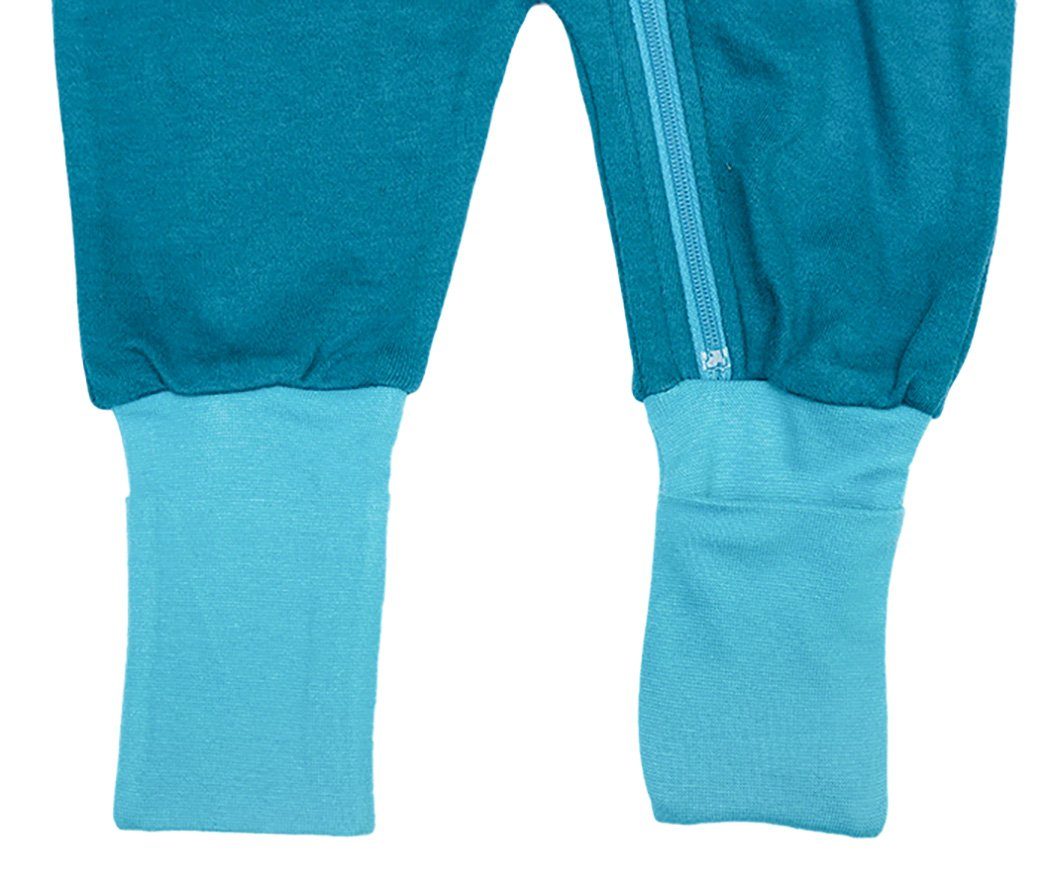divata Strampler Baby Strampler Overall mit Klappfüßen - Jungs Frühchen Kleidung
