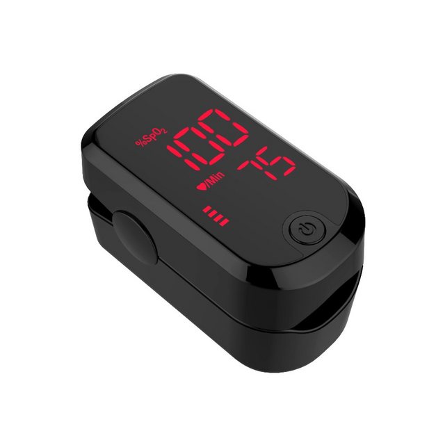 ACCARE Pulsoximeter ACCARE FS10E Pulsoximeter, Fingerpulsoximeter mit LED-Anzeige, Herzfrequenzmesser für Familien und Sport, Blutsauerstoffsättigungsmonitor für Erwachsene und Kinder