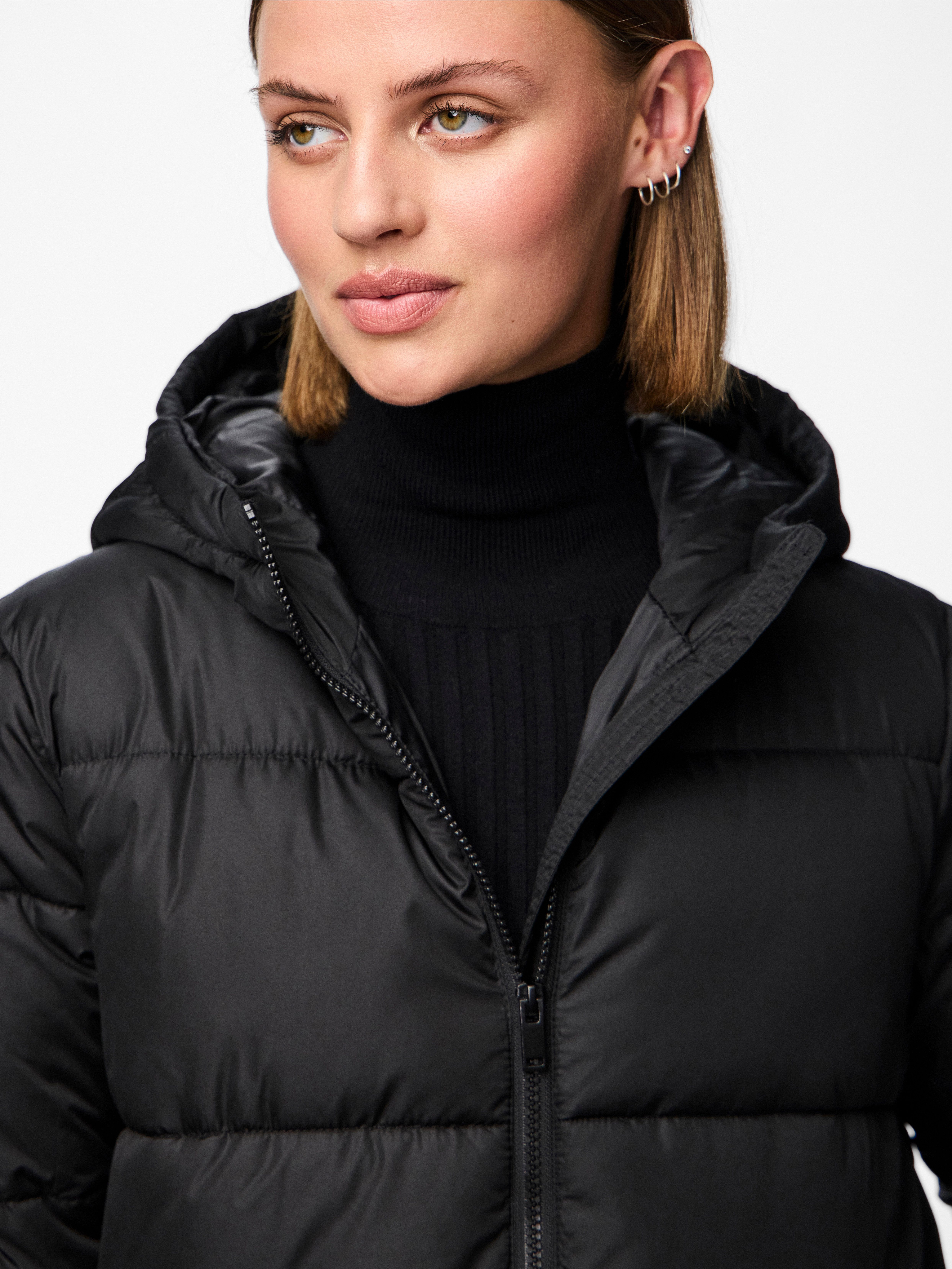 pieces Steppmantel PCBEE NEW LONG PUFFER JACKET NOOS BC Kunstfaser