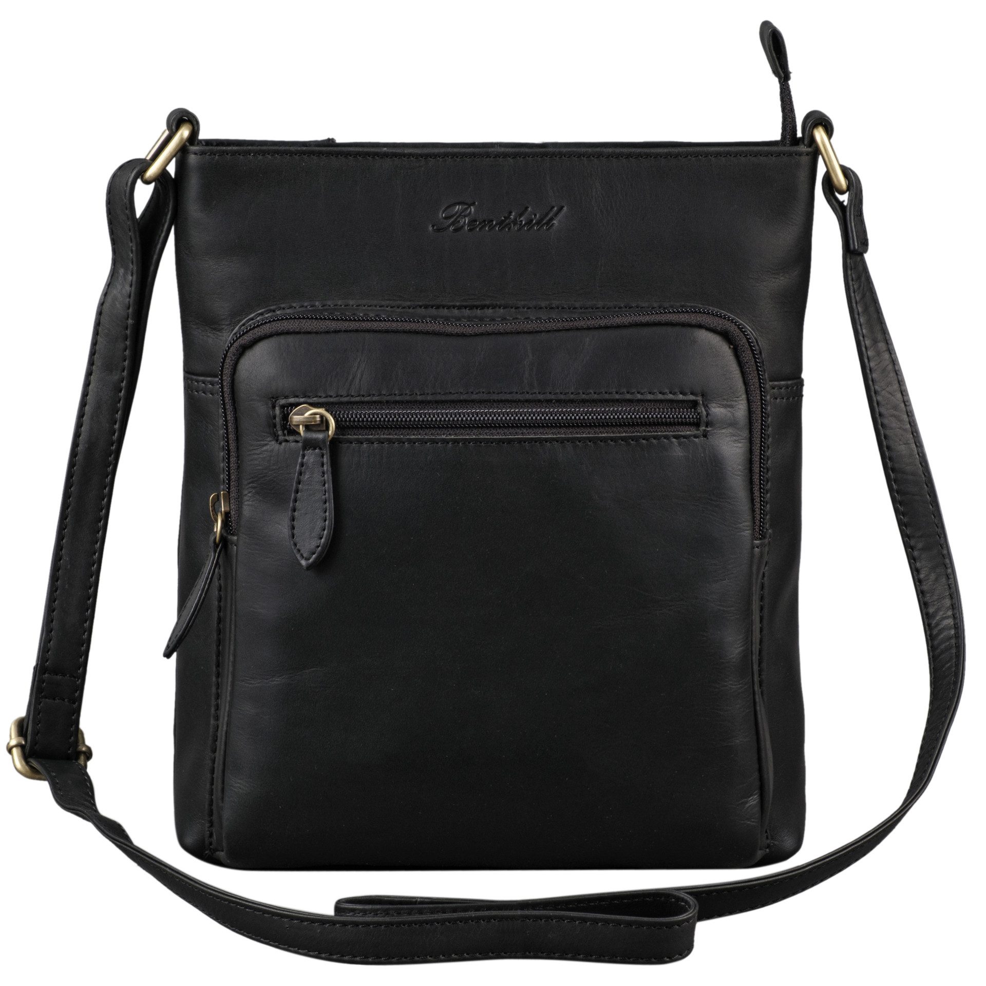 Benthill Umhängetasche Damen Echt Leder Shopper günstig online kaufen