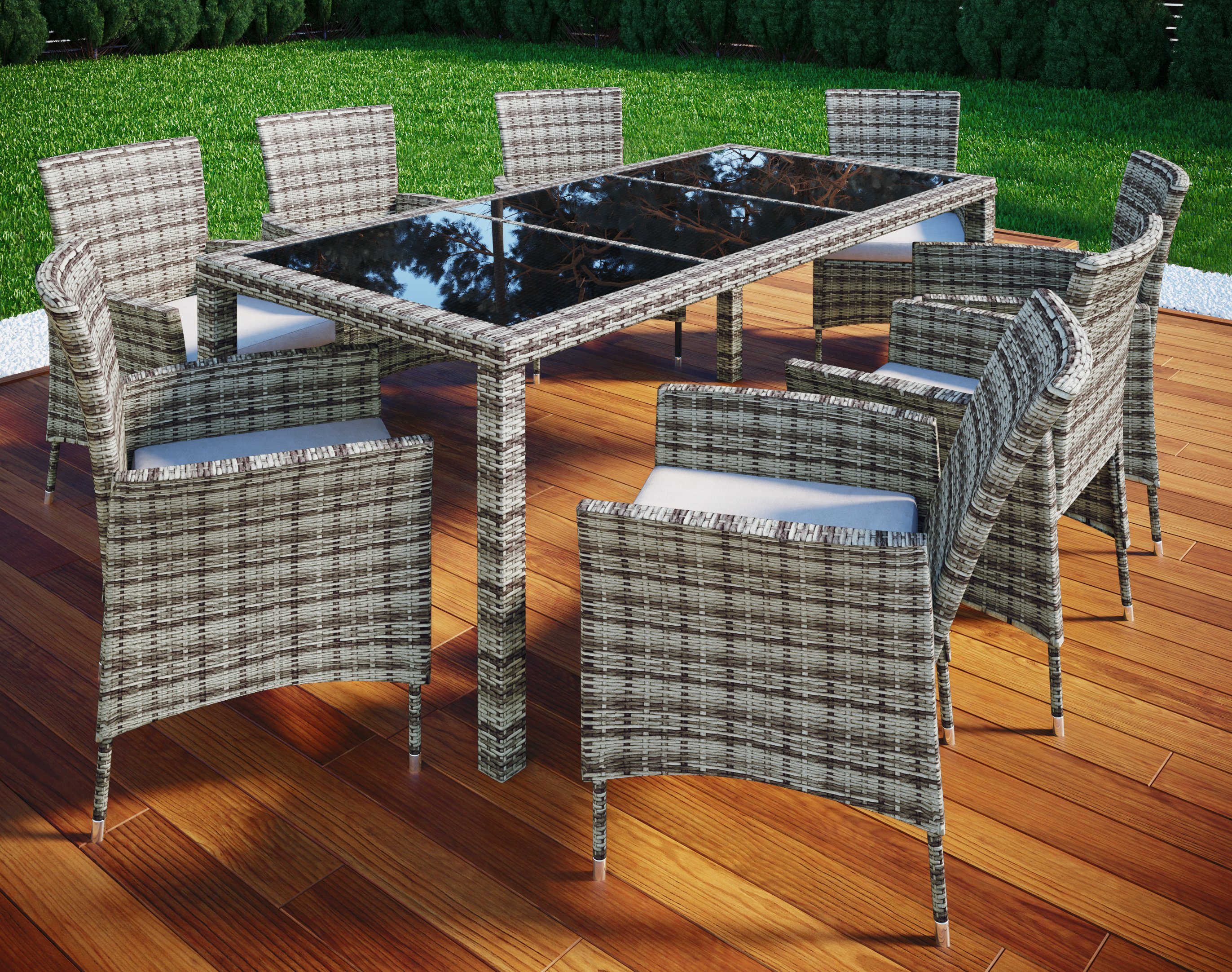 Rattan Gartenmöbel Schwarz Preisvergleich • Die besten Angebote ... Rattan Gartenmöbel Schwarz Preisvergleich • Die besten Angebote ...