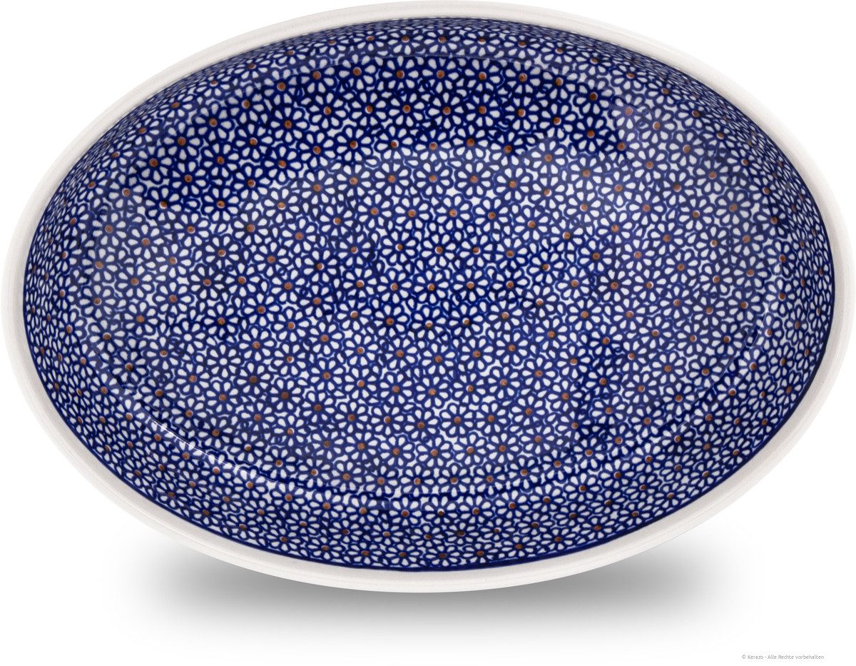 Bunzlauer Keramik Auflaufform Original Bunzlauer Keramik Auflaufform oval 31x22x5,5cm Dekor 120, Keramik