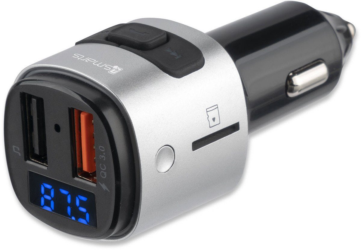 Image of 4smarts Adapter »Kfz-Ladegerät mit FM-Transmitter und Media-In«