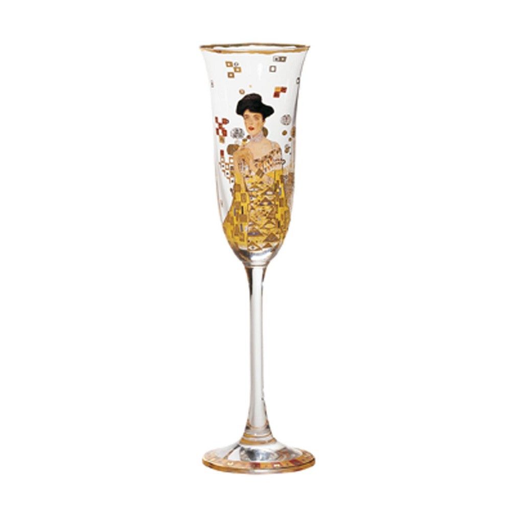 Goebel Sektglas Mehrfarbig, Durchmesser 1 cm, Glas, Farbe: Mehrfarbig, Motiv: Adele Bloch-Bauer