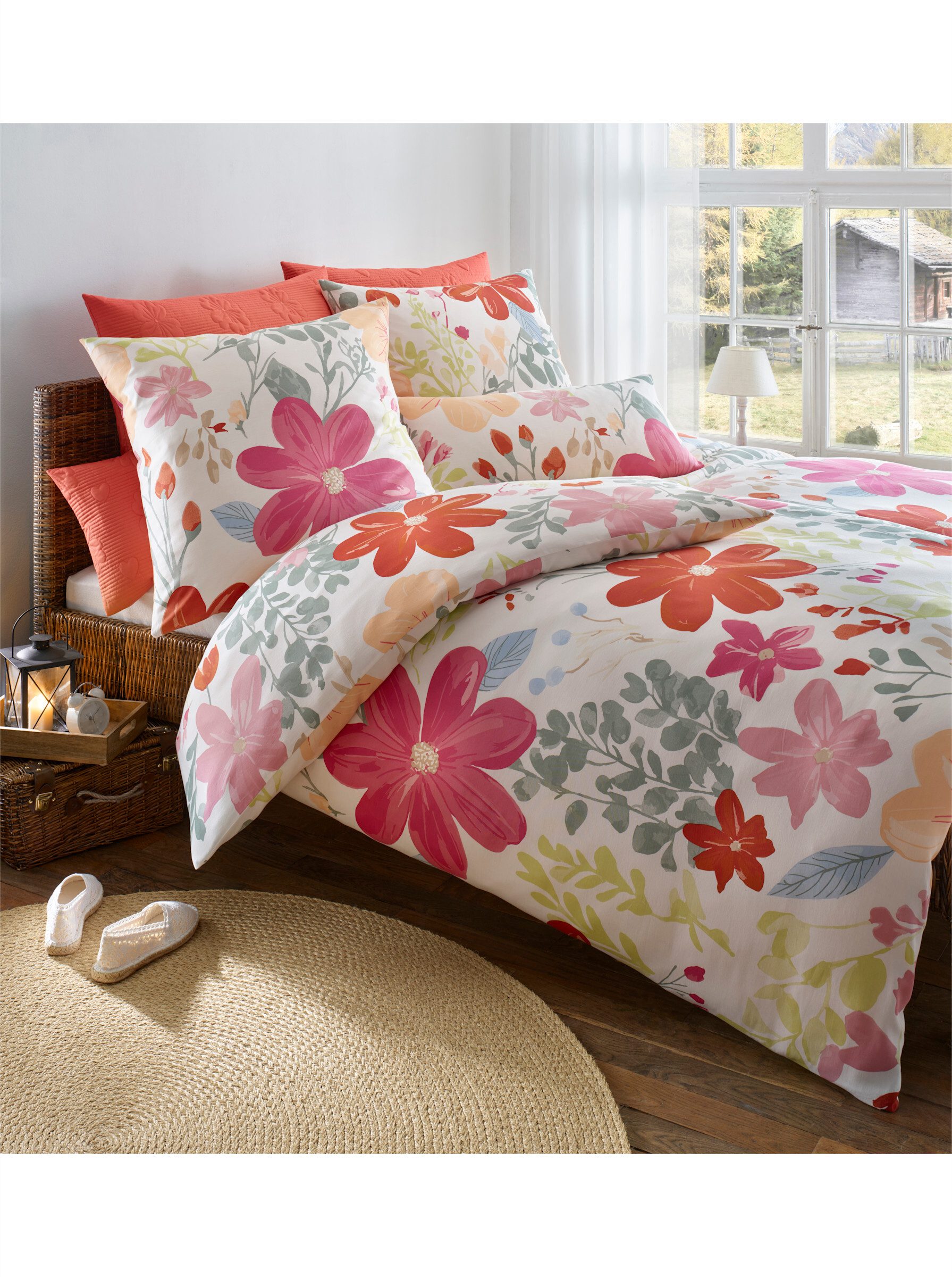 heine Bettwäsche Bettwäsche, Mako-Satin, Satin, 2 teilig, Mako-Satin, Satin