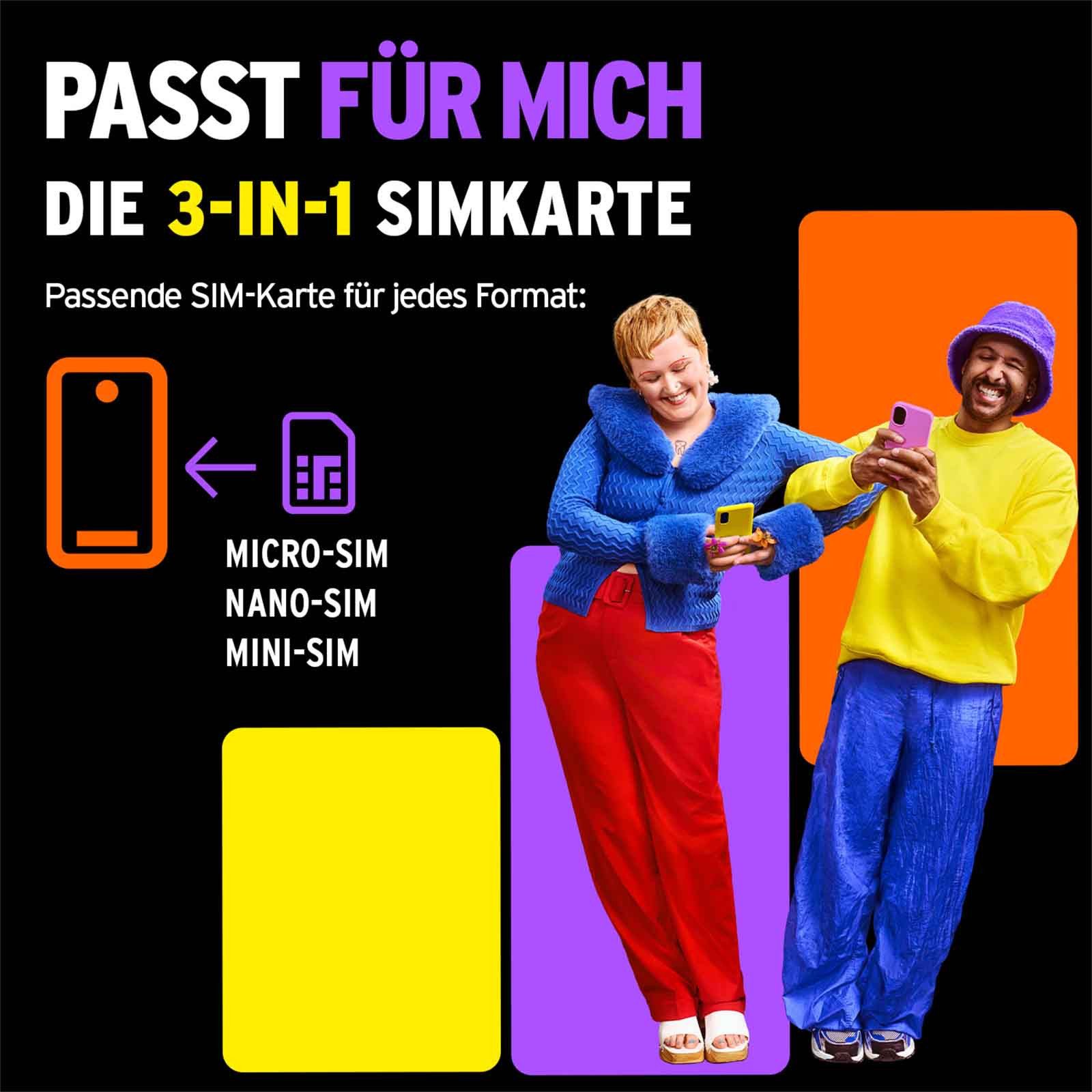 Congstar Prepaid Allnet S SIM-Karte ohne Vertrag 5G mit 25 Mbit/s Prepaidkarte, (EU-Roaming inkl. CH, 7 € Startguthaben) – Bild 5 von 5