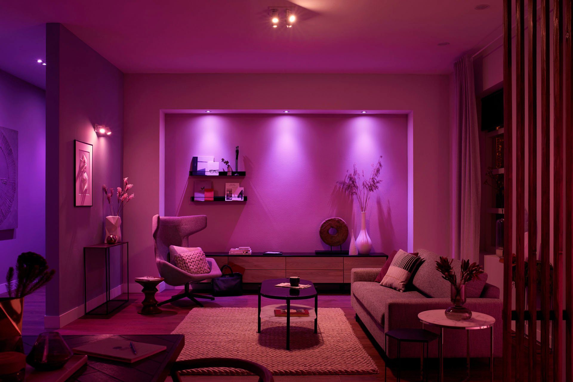 Philips Hue wechselbar, Farbwechsler LED Dimmfunktion, Centura, Leuchtmittel Flutlichtstrahler