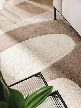 Teppich Ines, benuta, rechteckig, Höhe: 11 mm, Kunstfaser, Berber, Ethno-Style, Wohnzimmer