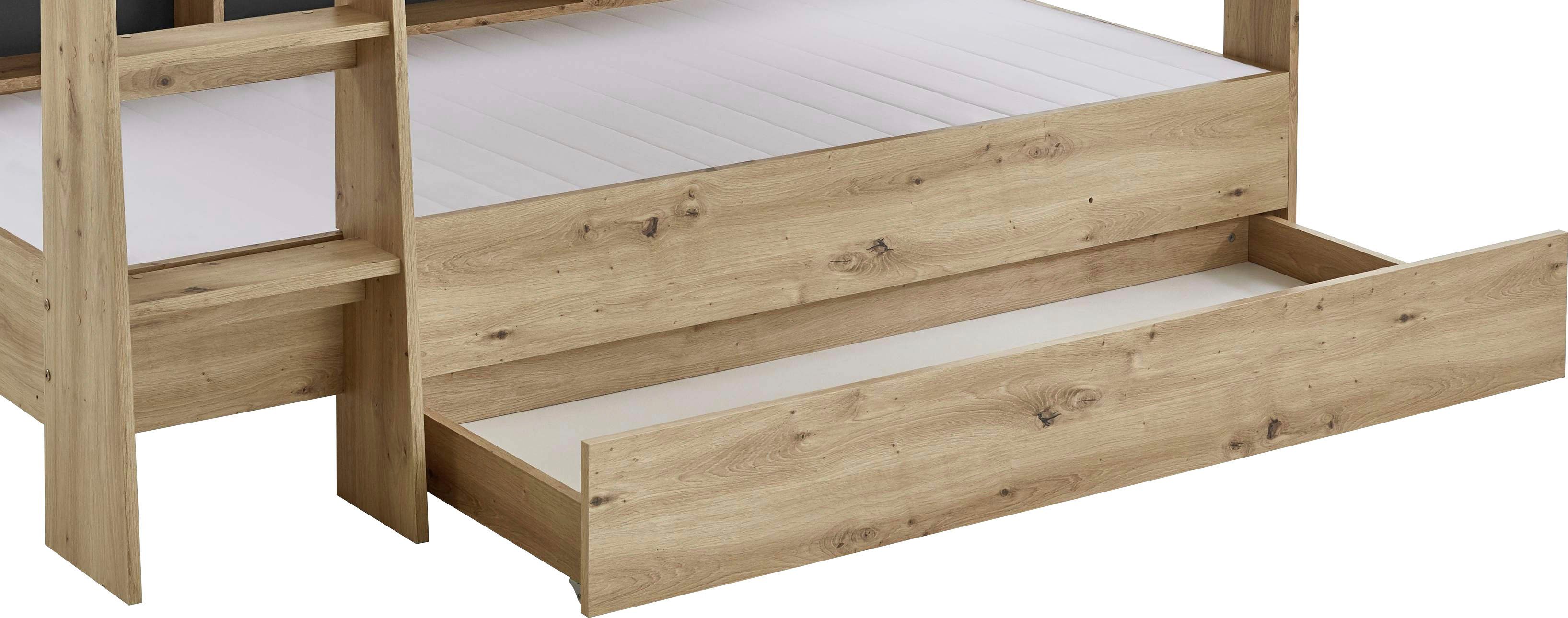 Relita Sway bed drawer offers additional storage space, roller guides, and an easy-care surface.