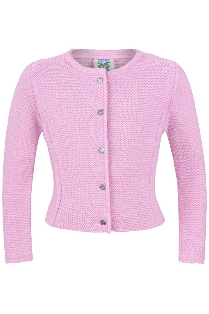 Trachtenjacke Strickjacke Kinder - KLASSIKA - hellblau, rosa