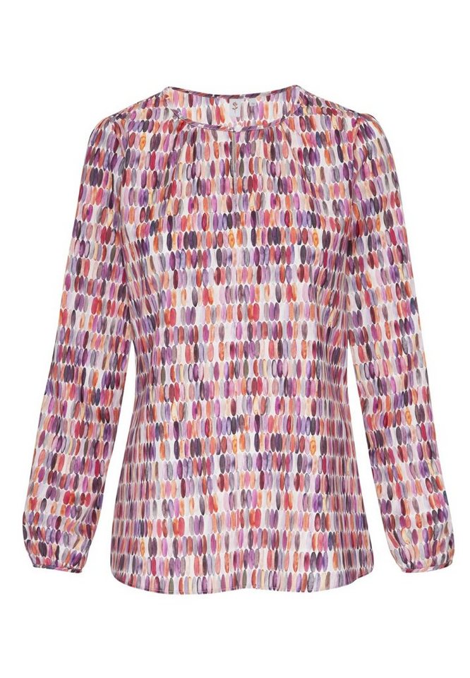 seidensticker Shirtbluse »Schwarze Rose« Langarm Rundhals Print seidensticker Shirtbluse »Schwarze Rose« Langarm Rundhals Print