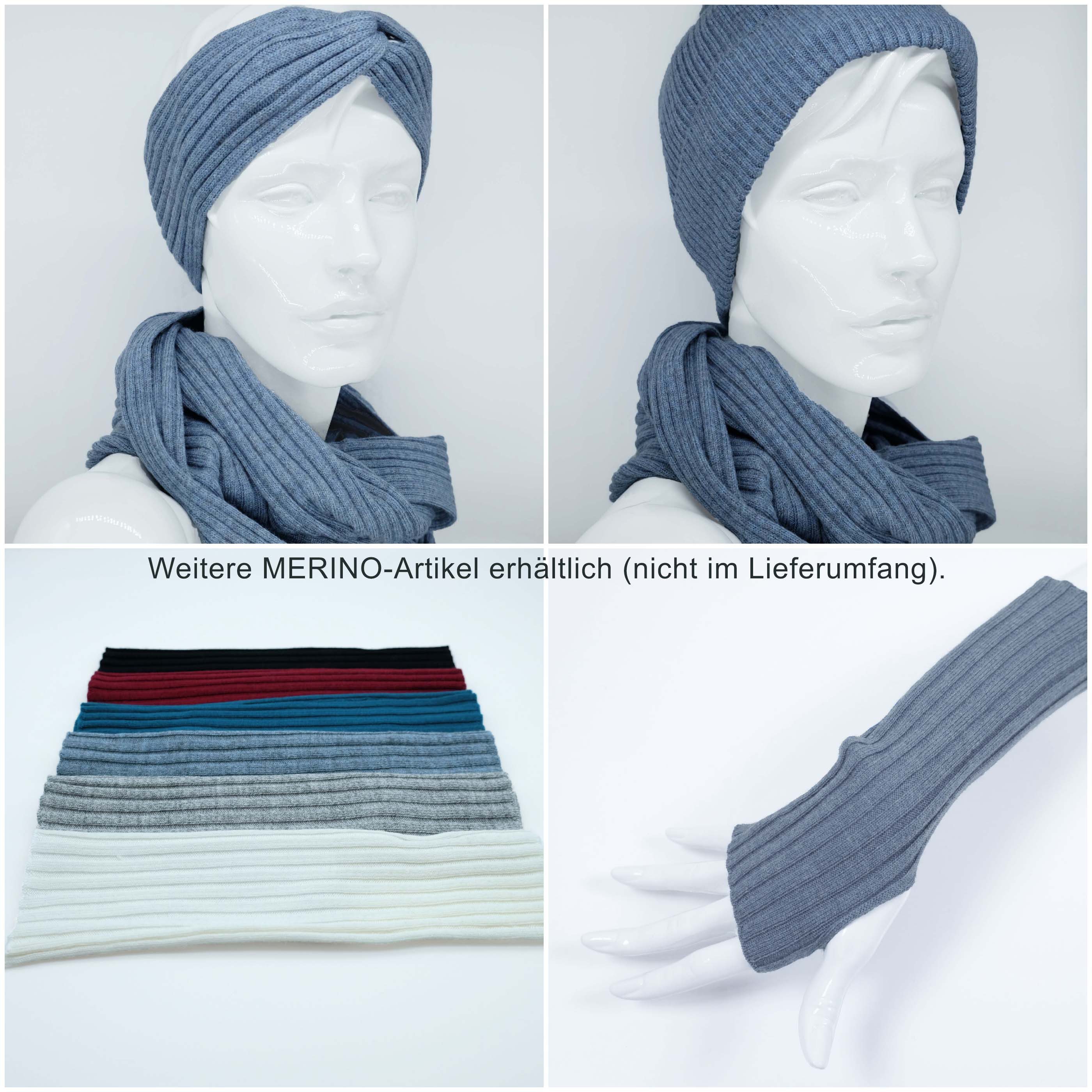 BEAZZ Stirnband Stirnband Ohrenwärmer Damen Winter 100% WOLLE Merino Feinstrick, warm und weich