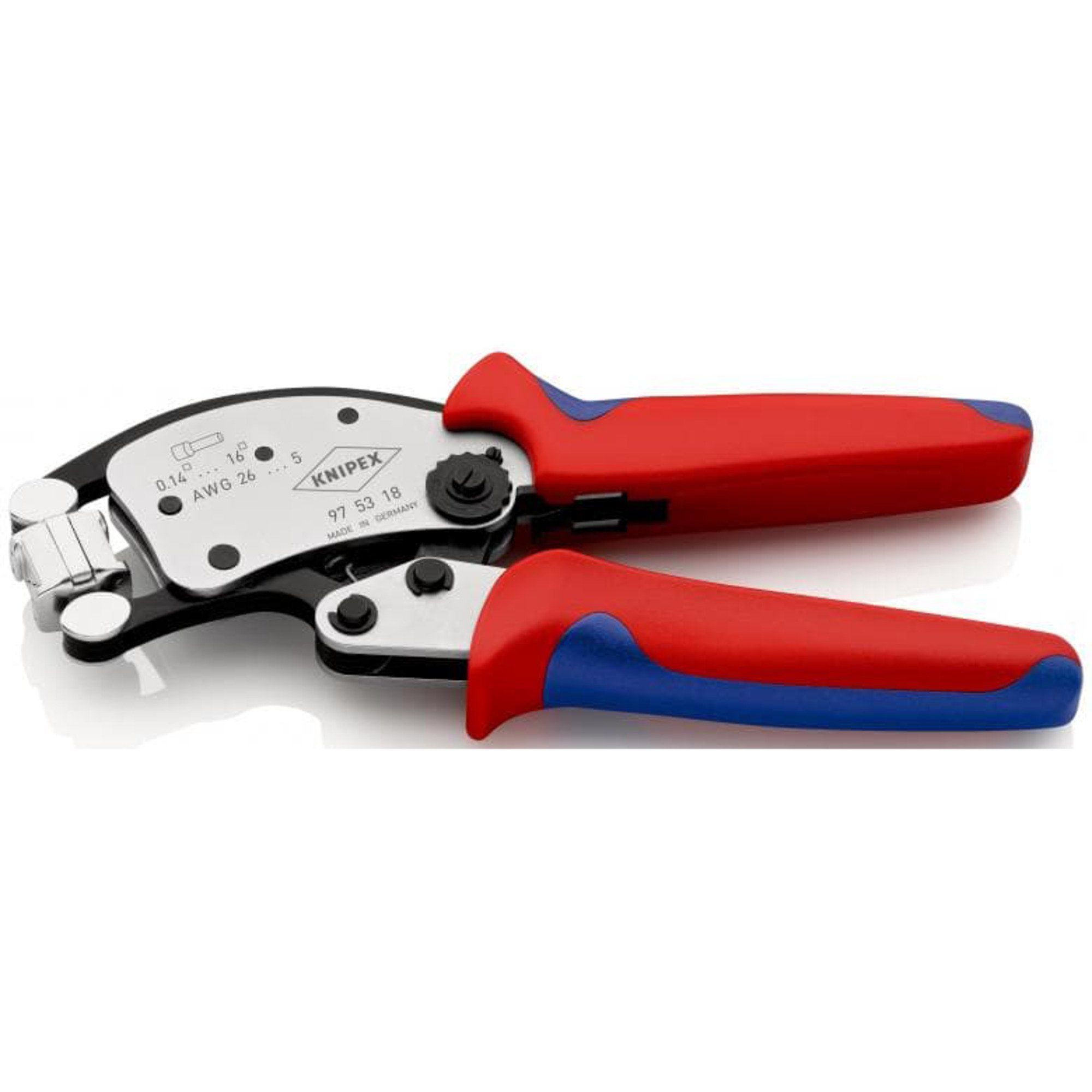 Knipex Crimpzange KNIPEX Selbsteinstellende Crimpzange Twistor 16