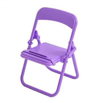 FIDDY 4 Stück Handy Ständer Mini-Stuhlform, Verstellbar Handy Halterung Handy-Halterung, (4-tlg)