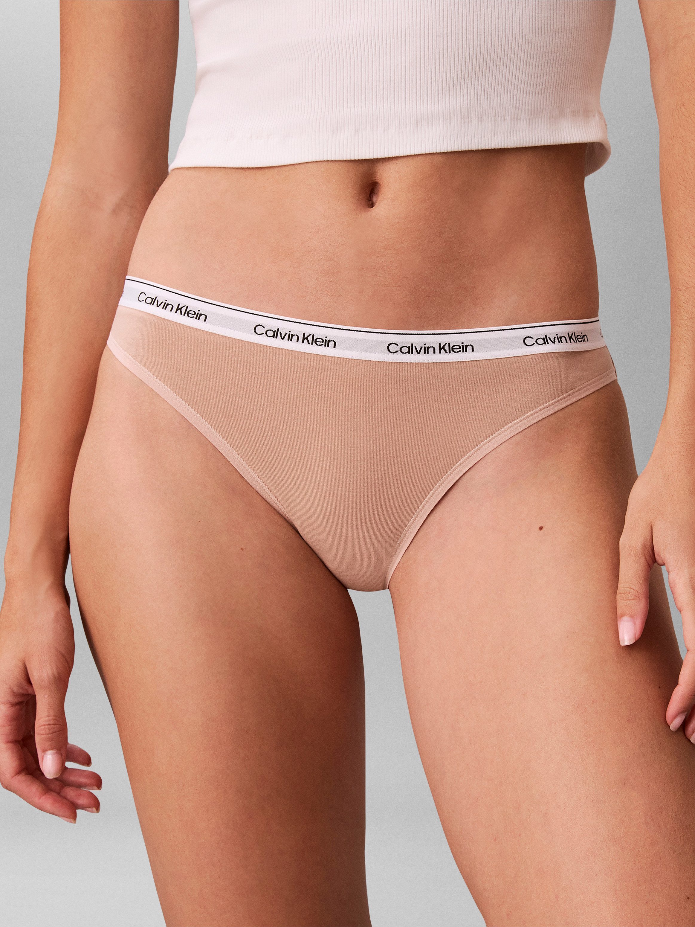 Calvin Klein Underwear Bikinislip 5 PACK BIKINI (LOW-RISE) (Packung, 5-St., 5er-Pack) mit Logobund