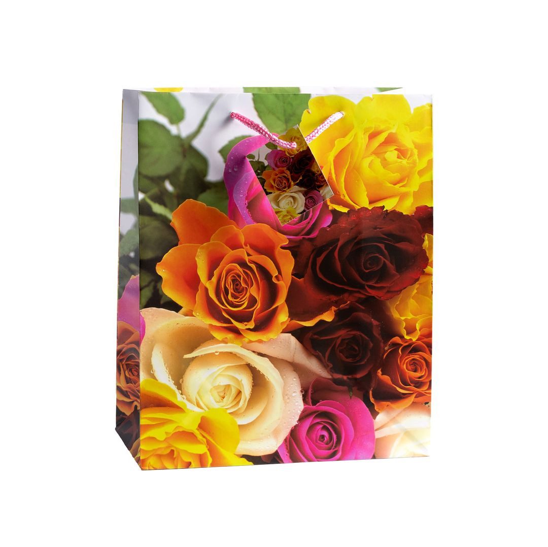 laro Geschenkbox PREMIUM-LINE Geschenktüten mit Henkel Large/Groß Blumenmix 12-96 stk (12 St) – Bild 5 von 5
