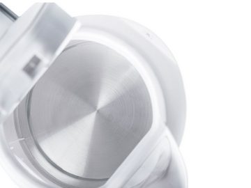 Tristar Wasserkocher, 1.5 l, 2200 W, elektrischer Tee Heißwasserbereiter ohne Kabel schnell, leise 360°-Fuß