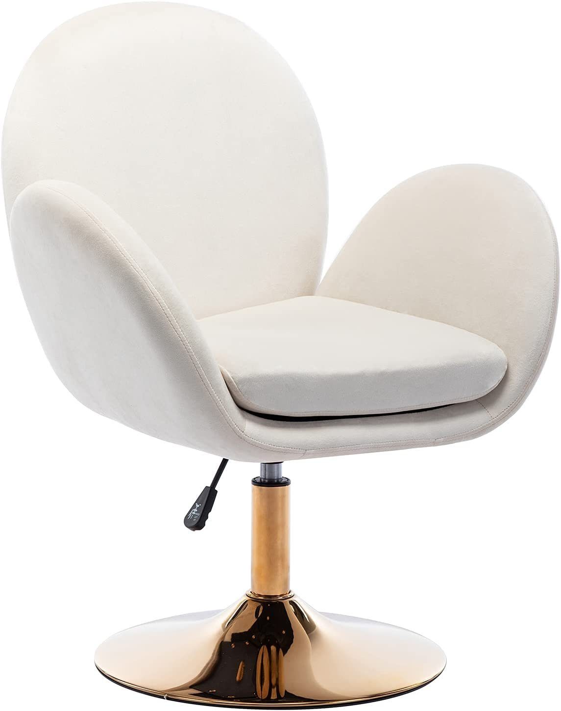 WAHSON OFFICE CHAIRS Loungesessel Sessel Samt Drehstuhl höhenverstellbar