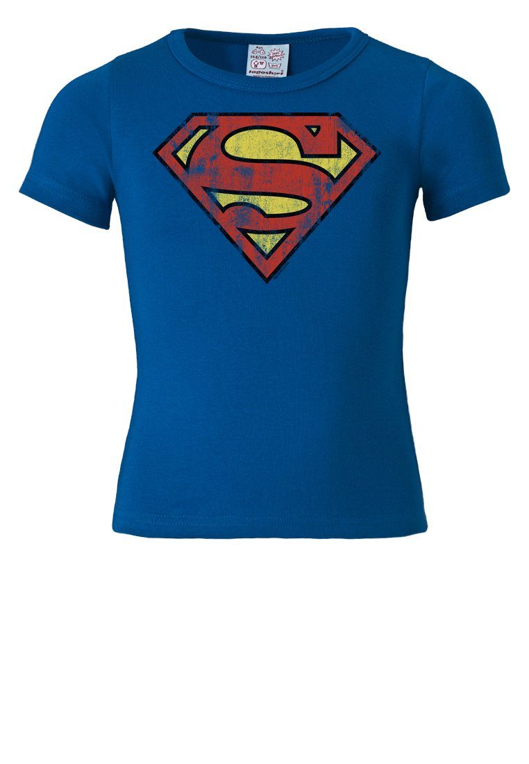 Superman mit LOGOSHIRT Frontprint tollem T-Shirt