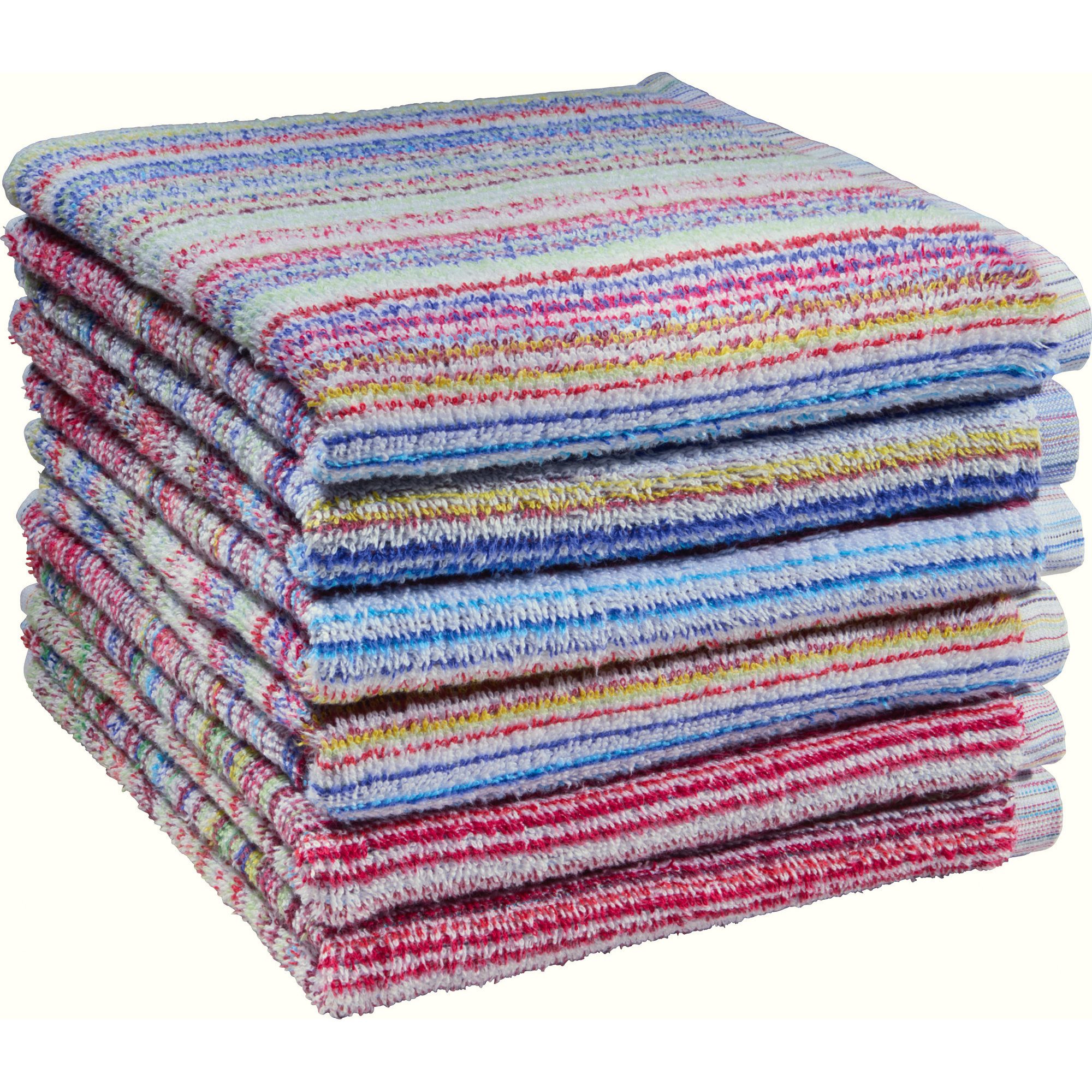 REDBEST Handtuch Handtuch 6er-Pack, Frottier, Walk-Frottier Streifen günstig online kaufen