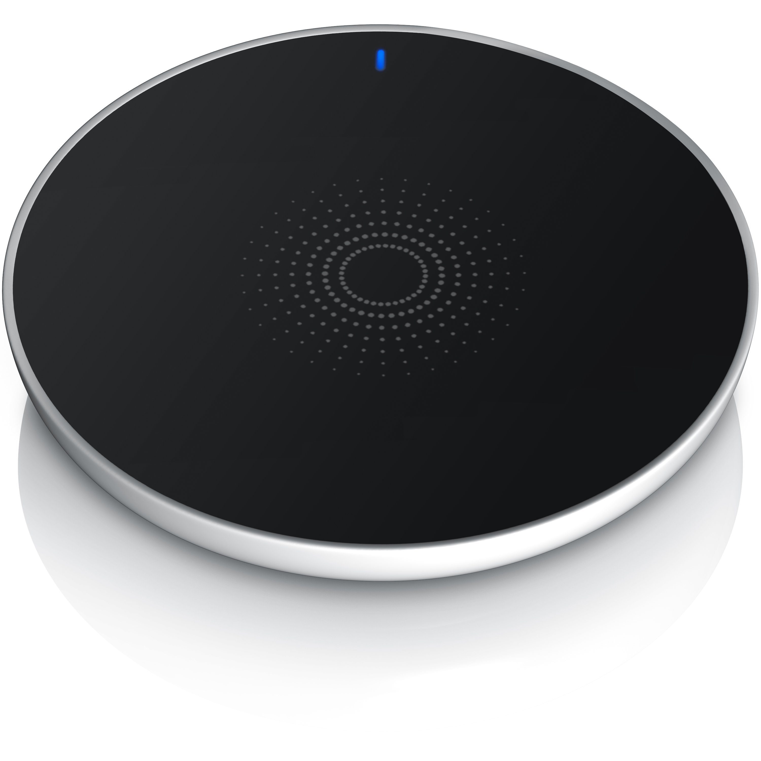 Aplic induktive Ladestation, Qi-Charger, 5V DC, 1,5A-2A, 4mm Ladedistanz Induktions-Ladegerät (1-tlg., Induktions Ladegerät für Smartphones kompatibel mit Samsung, Apple uvm)