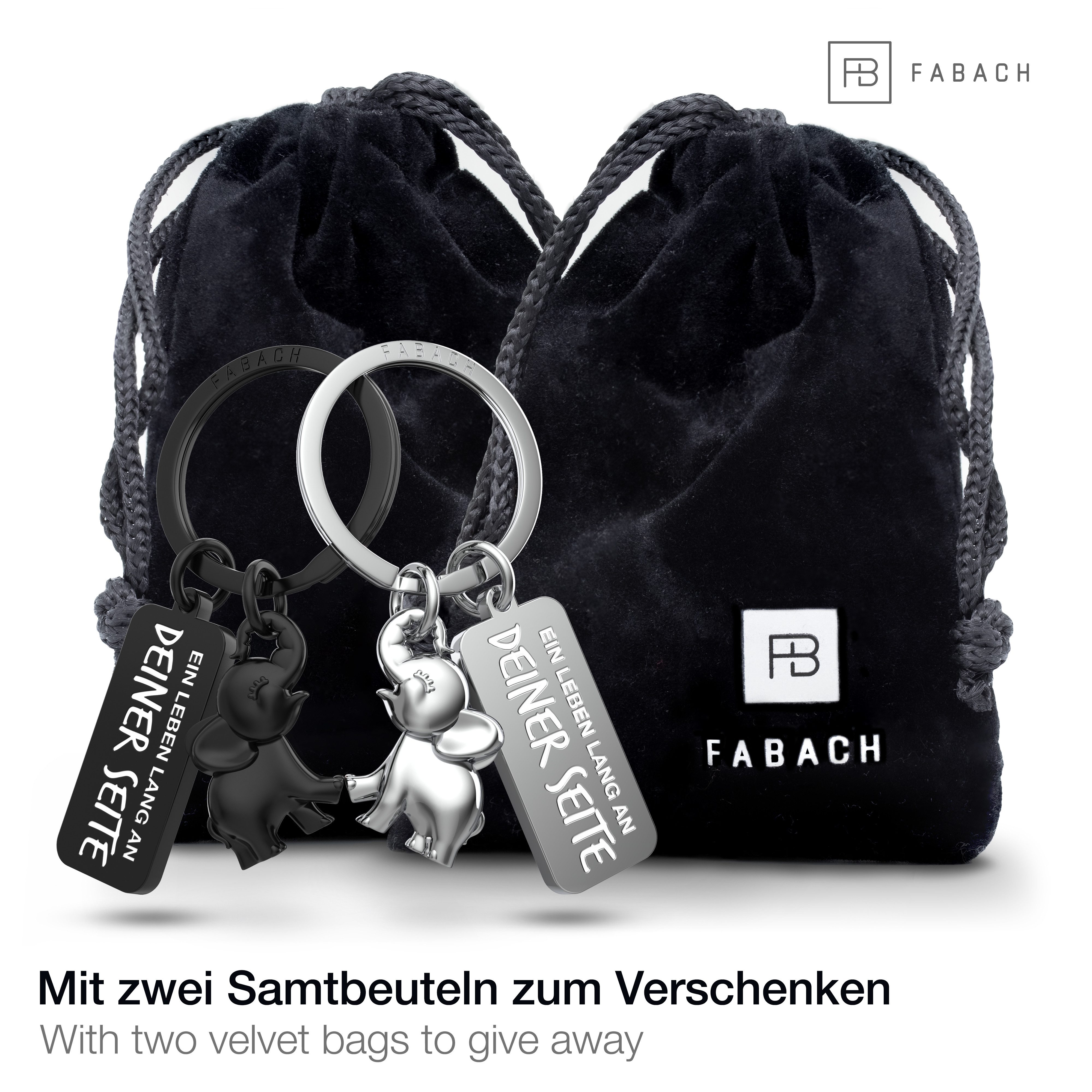 FABACH Schlüsselanhänger Set Partneranhänger Jumbo - günstig online kaufen