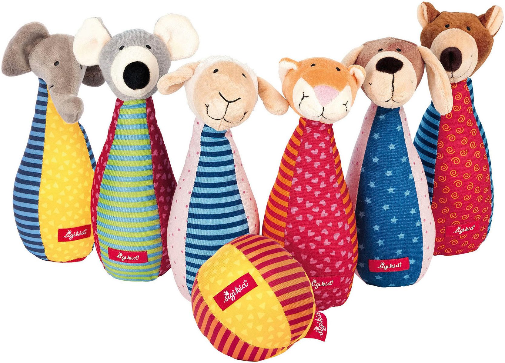 Sigikid Spiel PlayQ, Kegelspiel Soft