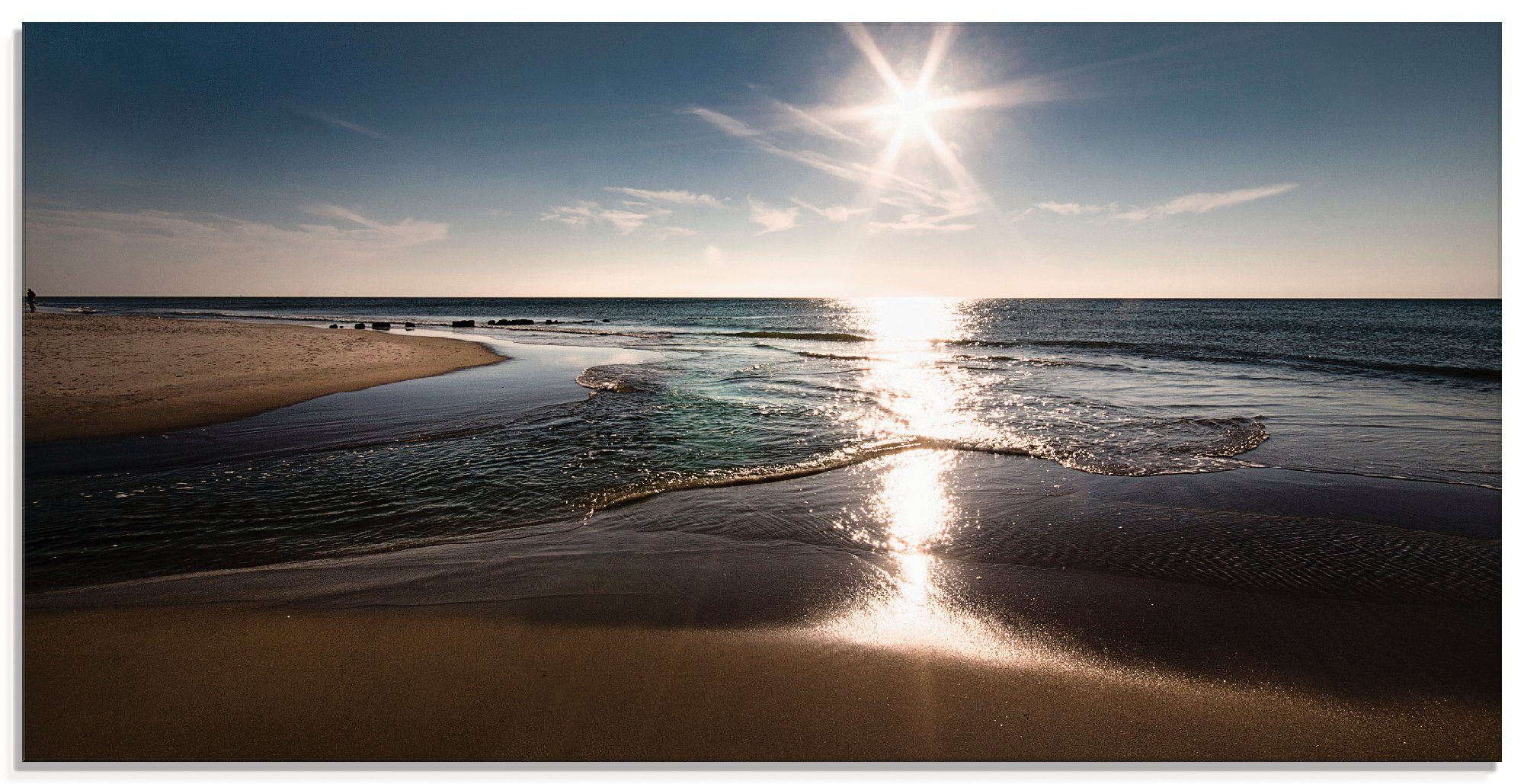 Artland Glasbild »Sylt IV«, Strand (1 Stück)-Otto