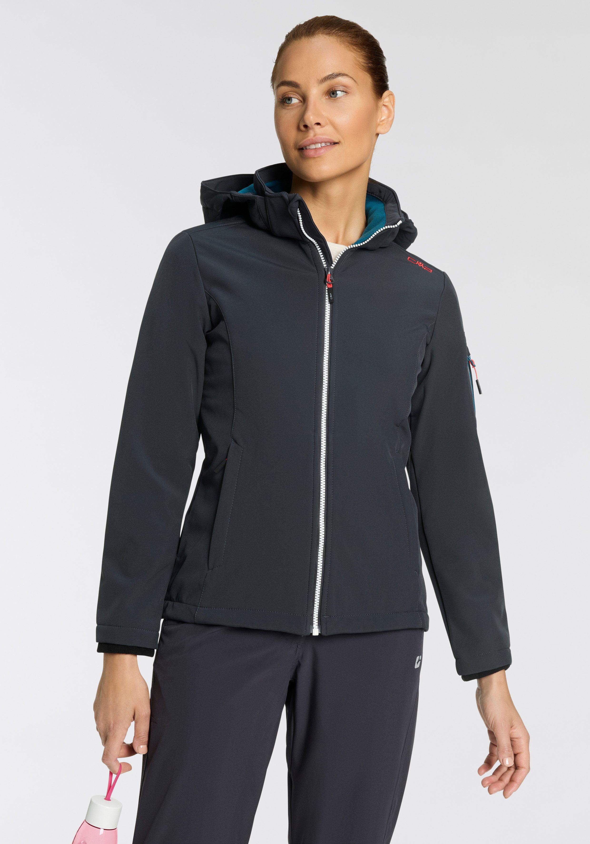 CMP Softshelljacke WOMAN JACKET ZIP HOOD günstig online kaufen