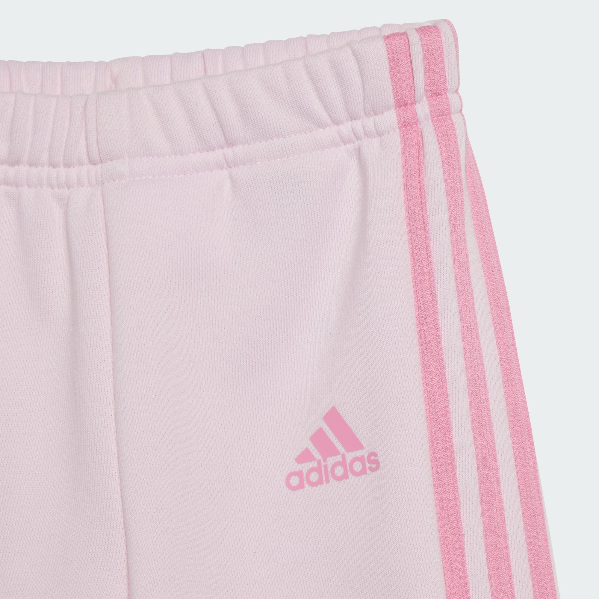 Bliss Pink Pink Clear ESSENTIALS adidas Trainingsanzug KIDS / PRINT JOGGINGANZUG Sportswear ALLOVER