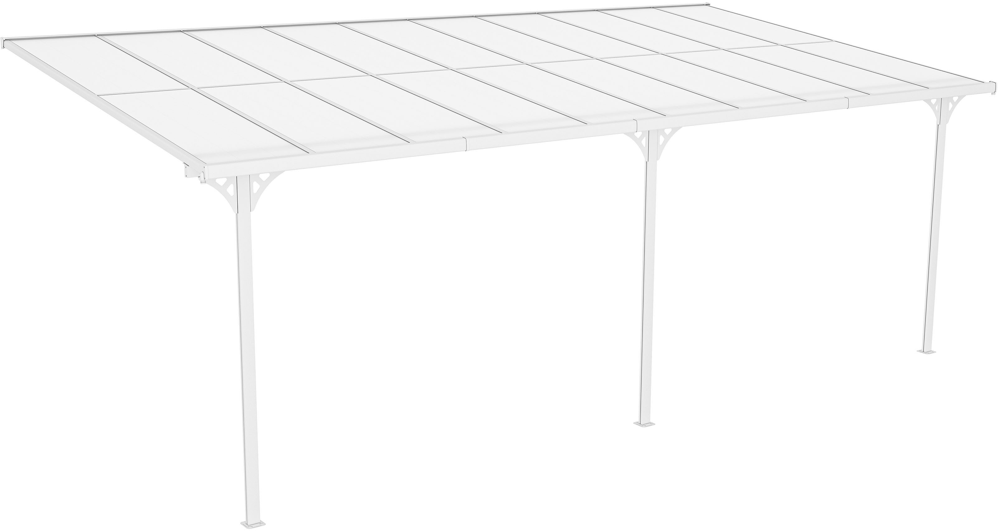 WESTMANN Terrassendach Bruce 617, BxT: 617x300 cm, Bedachung Dachplatten