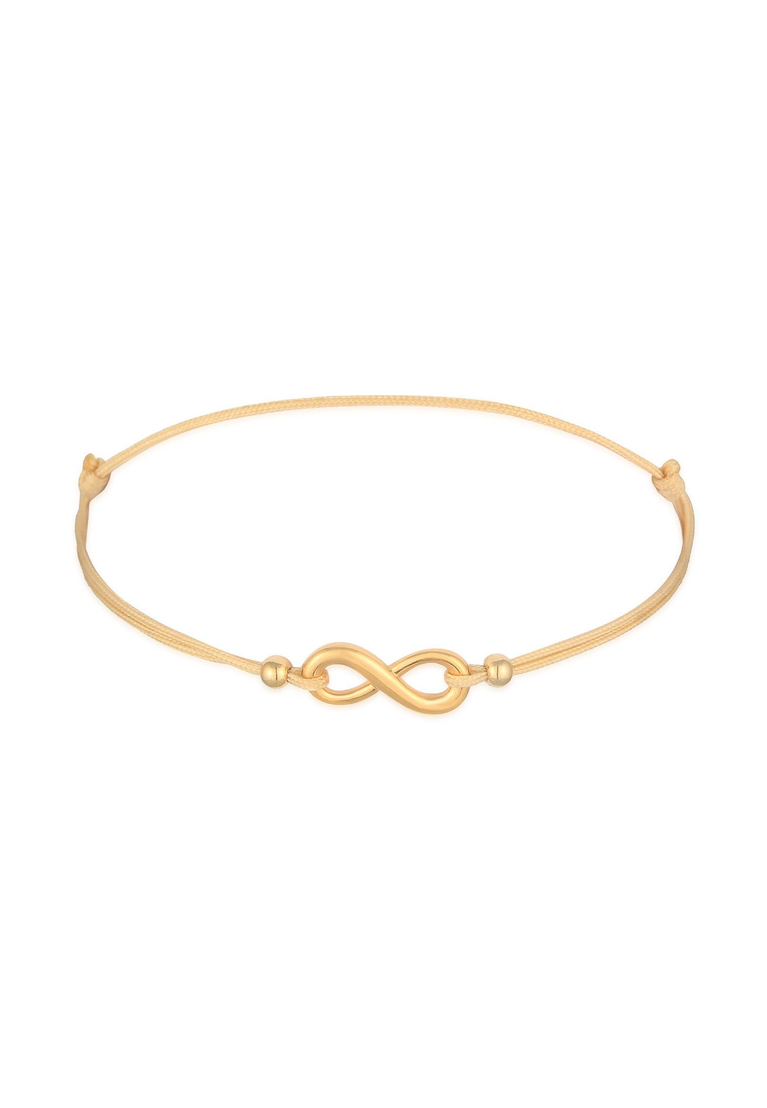 Armband Infinity Unendlichkeit Symbol Nylon 925 Silber