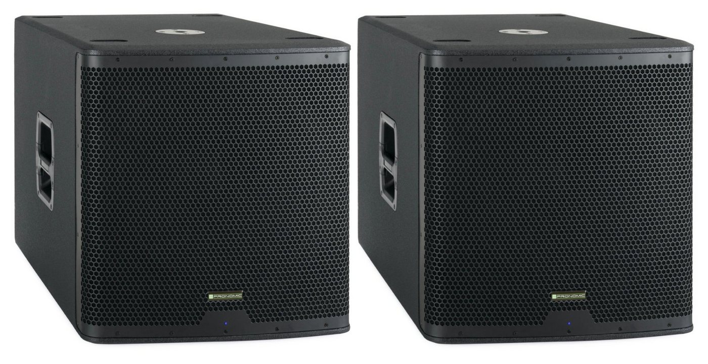 Pronomic C-118SA Aktiv Subwoofer (kein Netzwerkstandard, 800 W, 1600 Watt Peak / 800 Watt RMS - 18" Lautsprecher mit 3" Schwingspule)