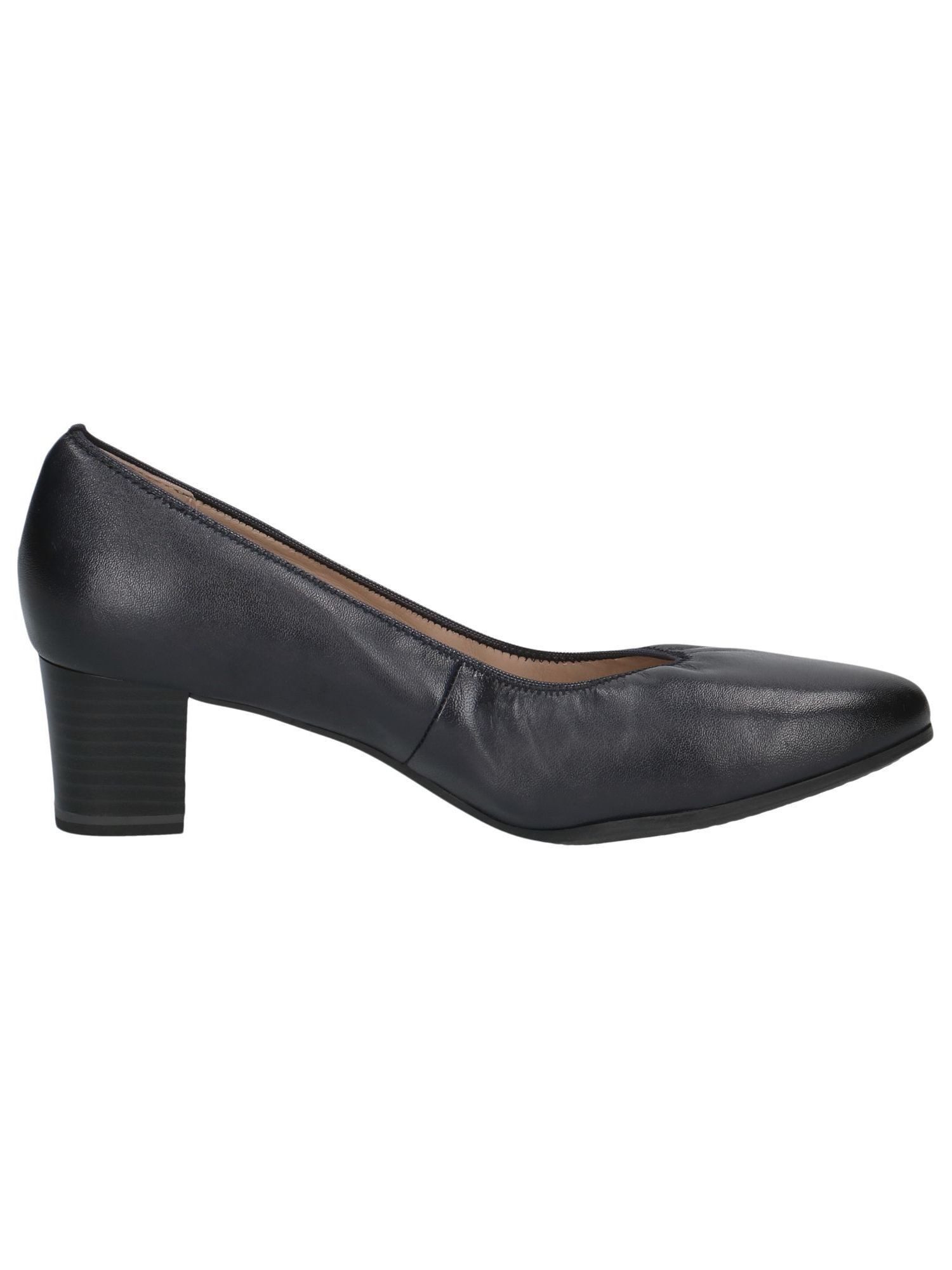 Caprice CAP Antishokk, CAP Memotion aus Leder Blockabsatz Pumps CAP Antishokk