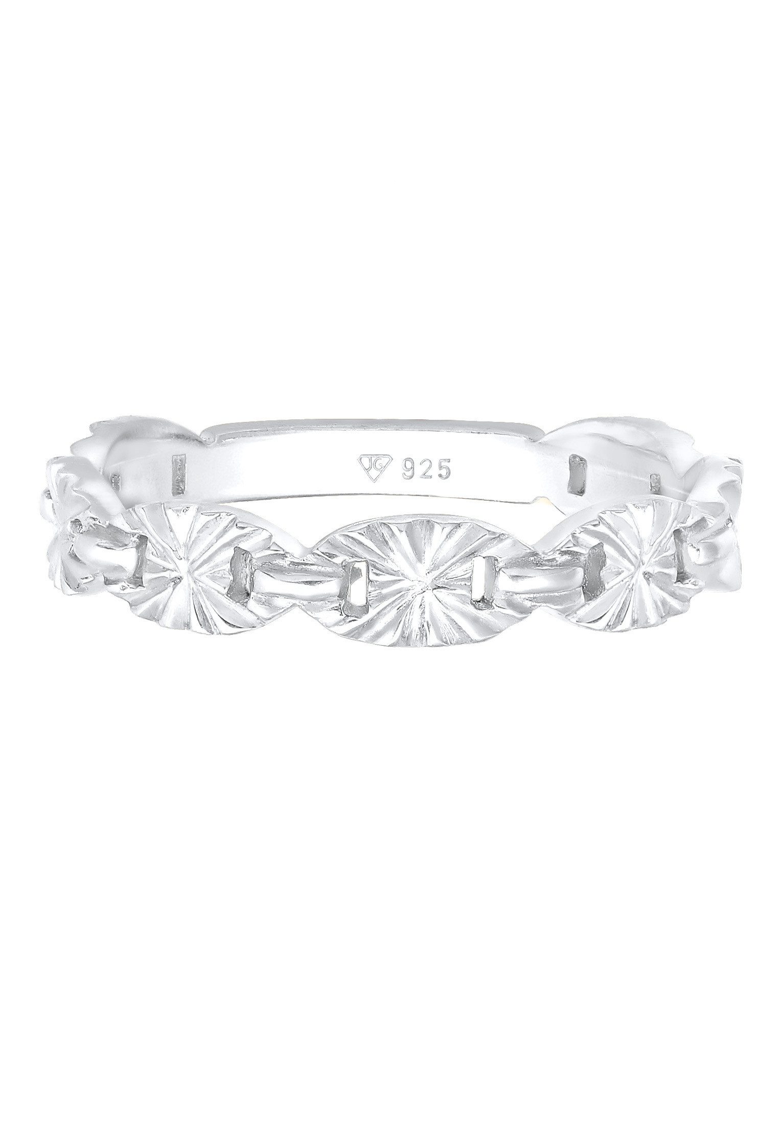 Elli Fingerring Bandring Plättchen Stern Look günstig online kaufen