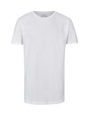 Cleptomanicx T-Shirt Ligull Long 2 mit kleiner Logo-Stickerei
