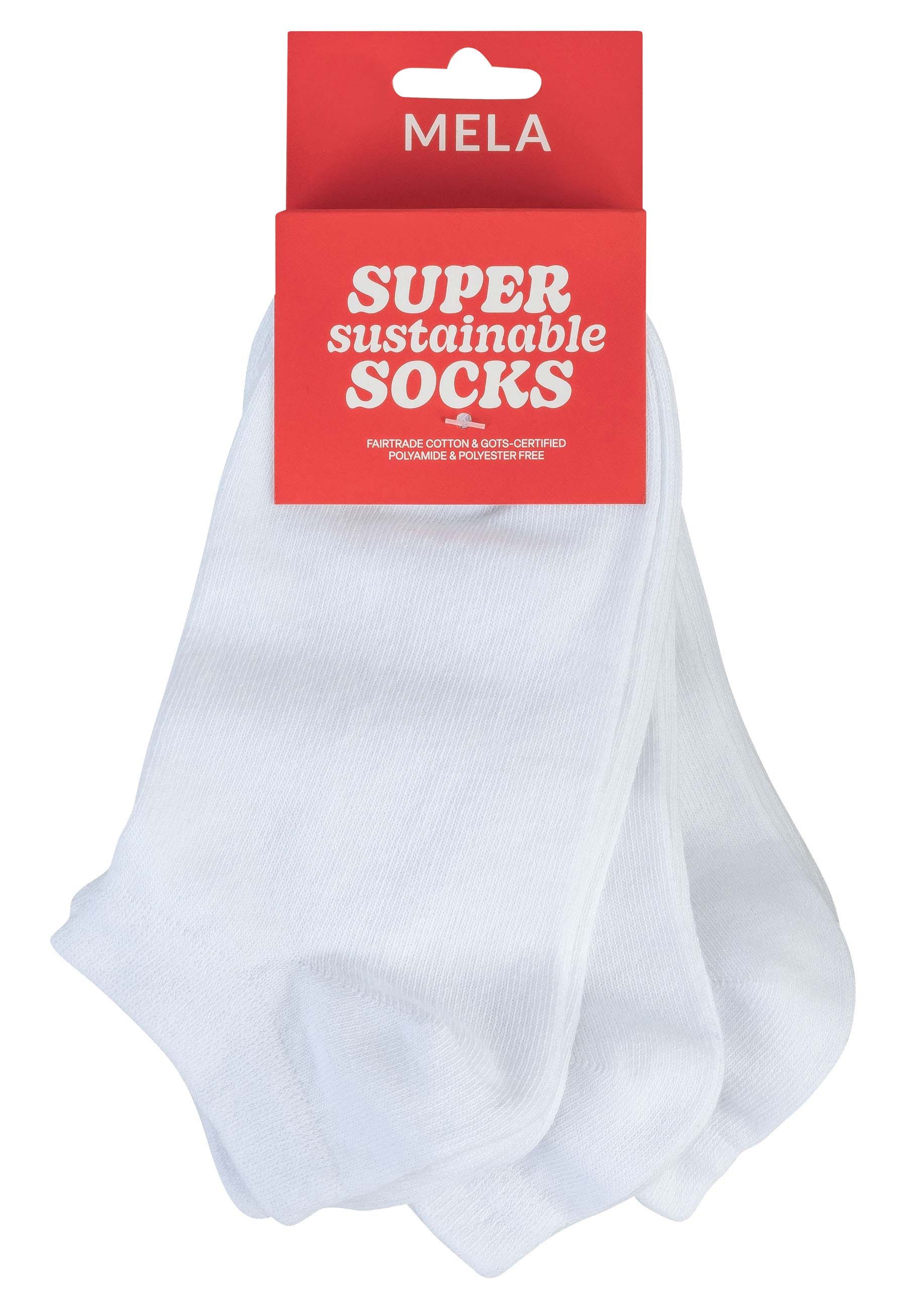 MELA Socken Sneaker Socken 6 Paare Socke Das Elasthan "Roica" ist abbaubar, günstig online kaufen