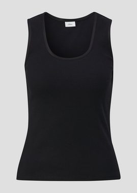 s.Oliver BLACK LABEL Shirttop Tanktop mit Satin-Detail