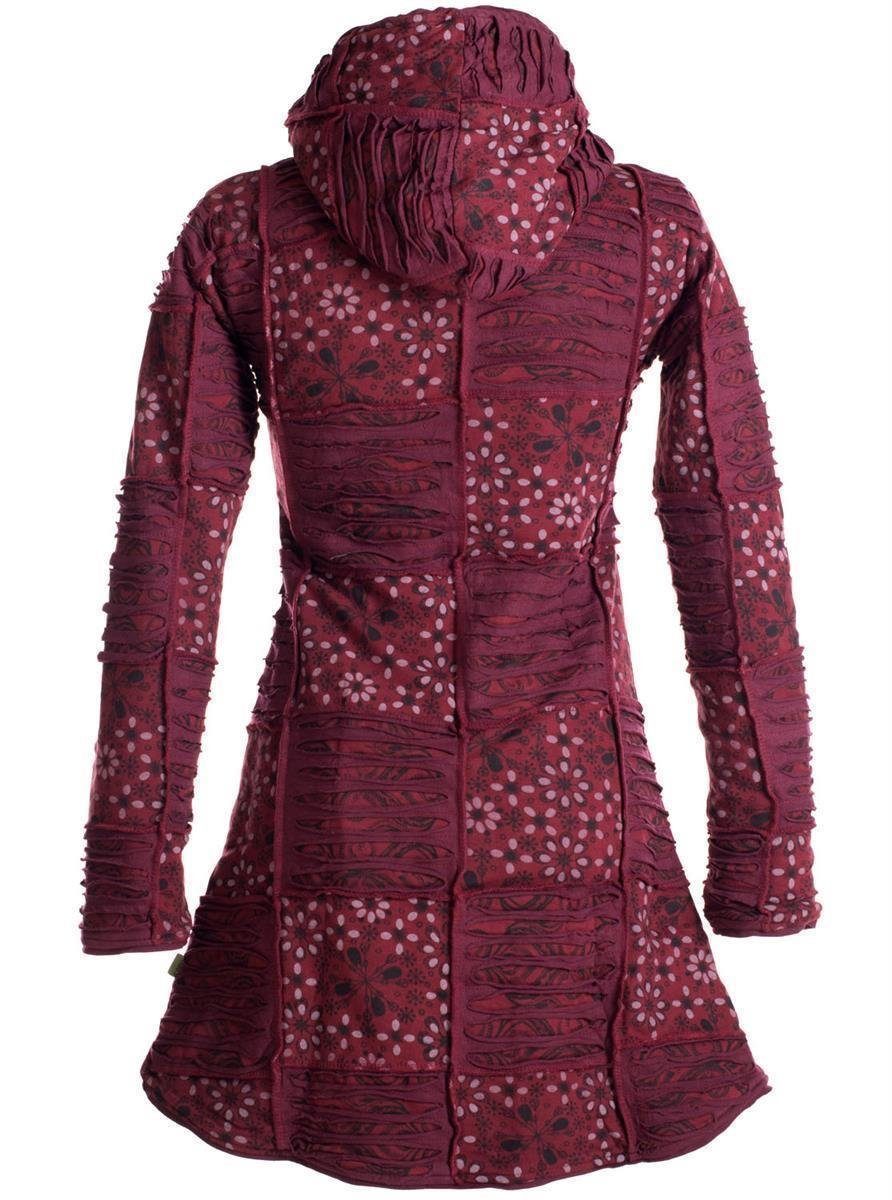 Vishes Kurzmantel Patchwork Mantel mit Cutwork günstig online kaufen