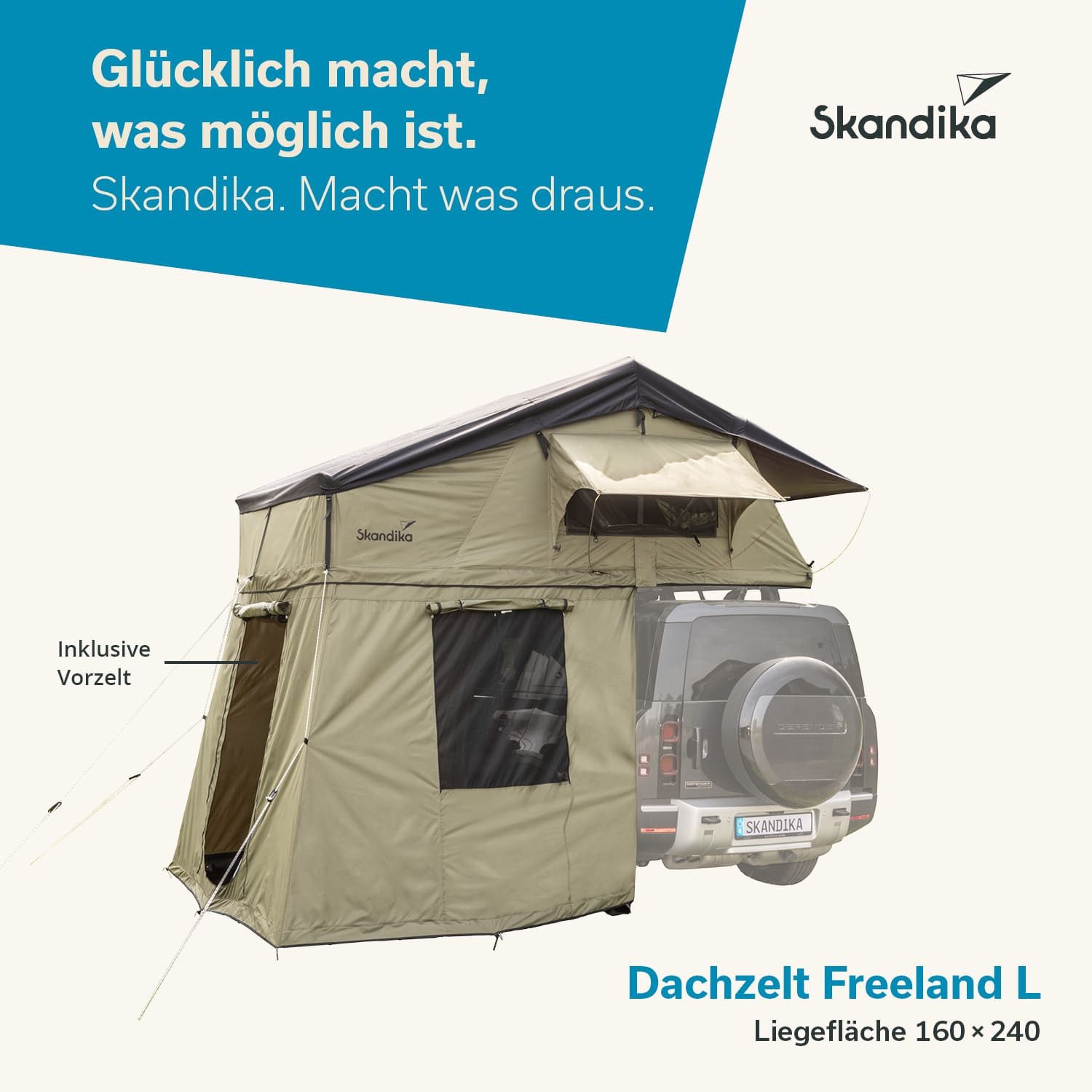 Skandika Dachzelt Freeland, Personen: 2 (L günstig online kaufen